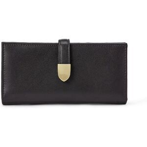 Amazon Essentials Women's Leather Clutch Wallet with Multiple Card Pockets